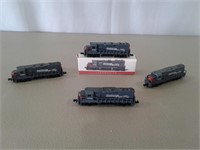 (4) 4" SP Locomotives