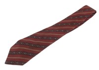 Yves Saint Laurent Marron Patterned Necktie