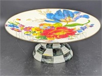 MACKENZIE CHILDS PEDESTAL PLATTER