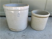 Antique Crock Set