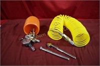 Coil Air Hose, Air Fittings, Tire Gauges