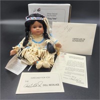 Marie Osmond Chenoa Tiny Tot 5" Doll w COA & Box