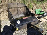 D1. craftsman 6' tow able grass catcher works