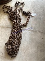 LOG CHAIN, HOOKS ON BOTH END, APPROX 20 FT.