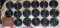 17 vintage 78rpm records 1908-1940s VICTOR / RCA
