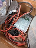 new and used jumper cables and other garage items