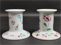 Germaine Monteil Porcelain Candle Stick Holders