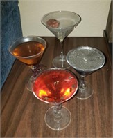 Martini Glass Candles