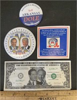 POLITICAL MEMORBILIA-ASSORTED