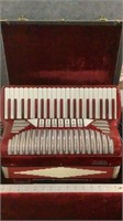 Vintage, accordion and hard case not tested