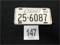 1960 Tennessee PLATE