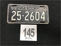 1959 Tennessee PLATE