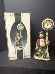 Clock Post Willie Melody in Motion figurine