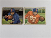 1950 Bowman (2 Different New York Giants) #32,#142