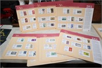 16 PAGES 1960'S COMMEMORATIVE STAMPS