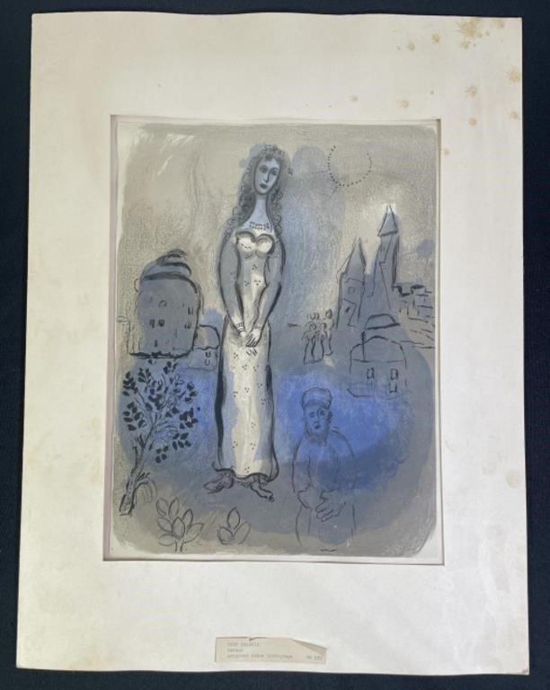 Marc Chagall ‘Esther’ Original Lithograph