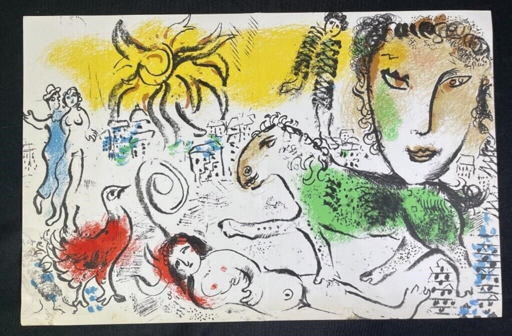 Marc Chagall ‘Homecoming’ Lithograph