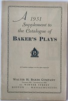 Baker's Plays Pamphlets