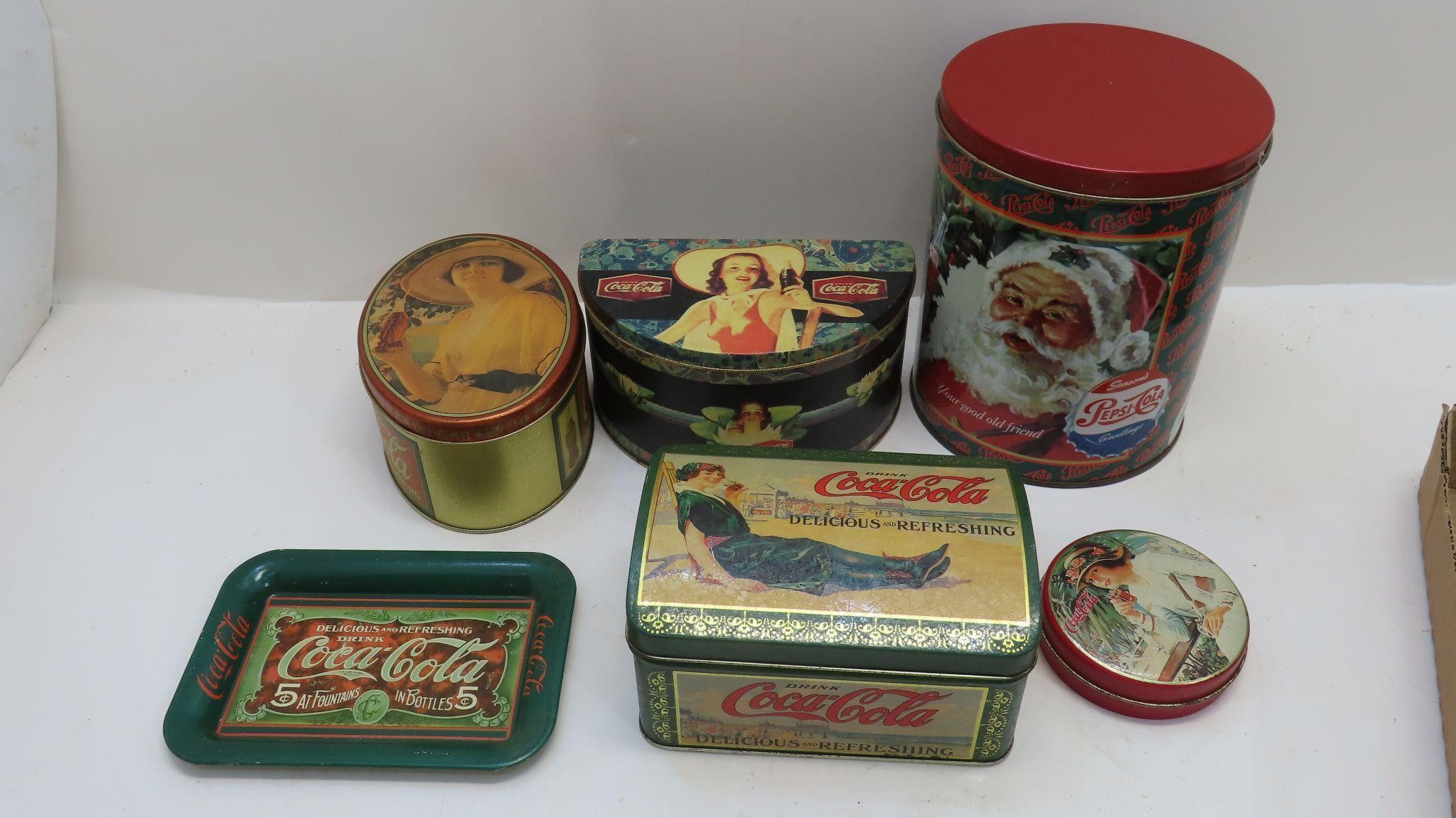 vintage pop tins