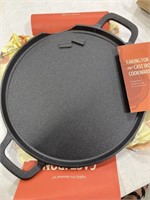 Cast Iron Pizza Plate 
EDGE BROKEN