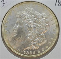 1888 MORGAN DOLLAR  CHOICE BU