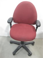 24"x 18"x 41" Red Office Chair