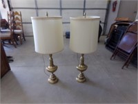 2 large table lamps