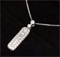 18K Gold Natural Diamond Necklace