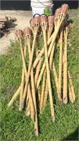 Bamboo Tiki Torches, 5'