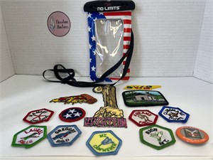 Iron-on Patches in Waterproof Bag
