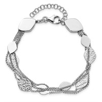 Sterling Silver Contemporary Design Bracelet