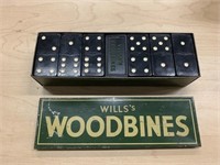 Vintage Wills's Woodbines Dominos
