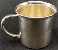 Wallace Sterling Silver Monogramed Child's Cup