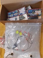 Box of various bitsy bug mini jigs and various