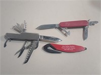 Two Knives & Letter Opener Incl. Victorinox