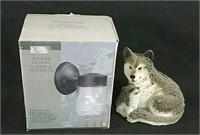 Outdoor Lantern and wolf Bank