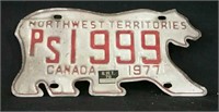 1977 Northwest Territories license plate