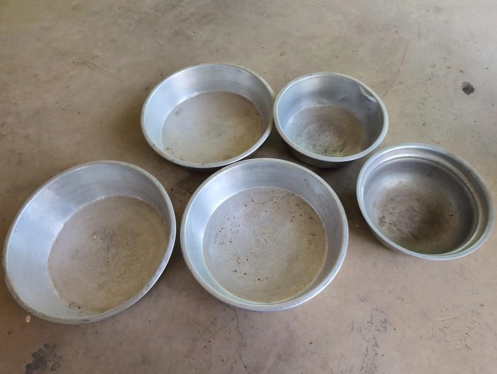 Aluminum bowls