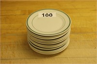 Set of twelve dessert plates