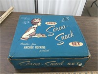 Anchor Hocking Serva-Snack set