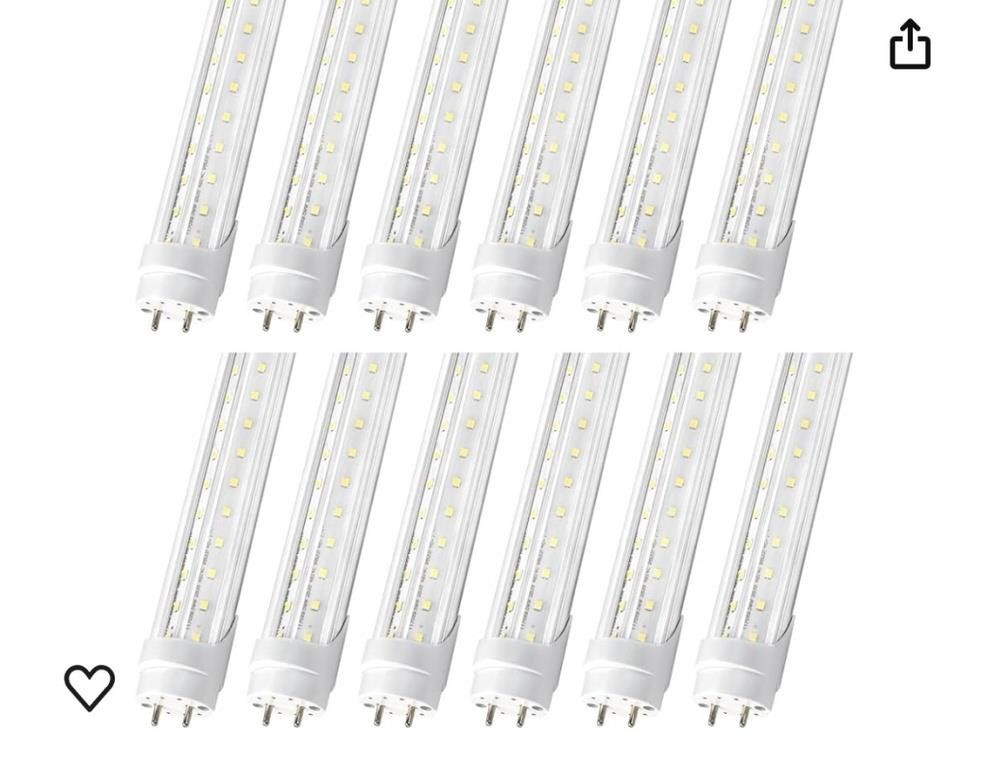 T8 LED Bulbs 4 Foot, 12 Pack