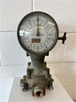 Vintage Neptune Trident red seal gas meter