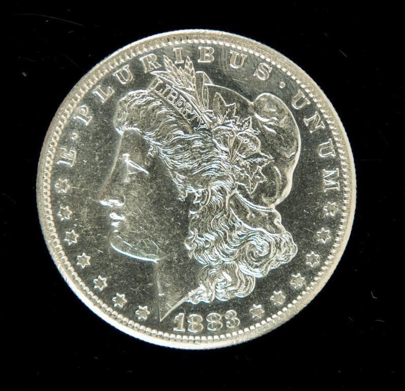 Coin 1883-S Morgan Silver Dollar-XF