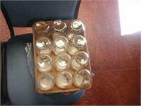 Set of 12 jars