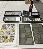 Lot of Picture Frames and Home Decor