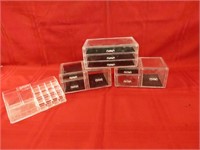 Acrylic jewelry cases.