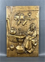 Roncraft Inc Chalkware Wall Plaque Reproduction