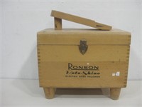 Vtg Ronson Roto-Shine Shoe Kit See Info