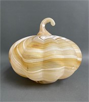 Interesting Slag Glass Gourd Lamp Shade