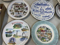 4 decorative plates